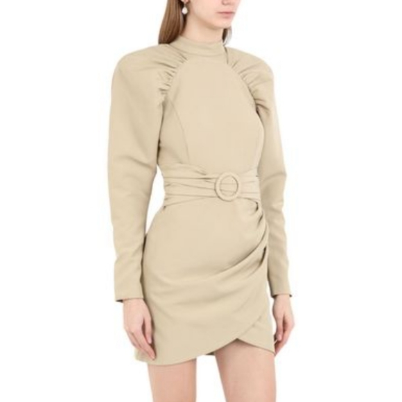 Lavish Alice Khaki Cocktail Dress - Picture 1 of 9